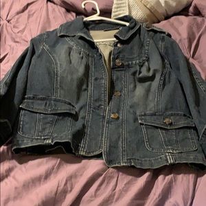 Motto blue jean jacket